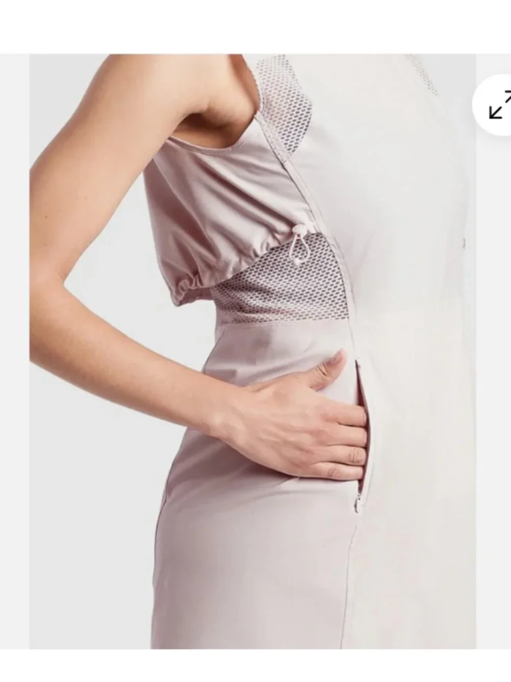 Athleta Yosemite Dress Lightweight Hike Veil Grey size xs - Picture 3 of 14